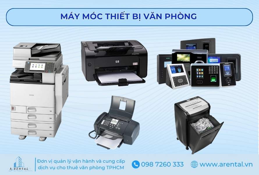 Máy móc văn phòng giúp tự động hóa quy trình và tiết kiệm thời gian cho doanh nghiệp.