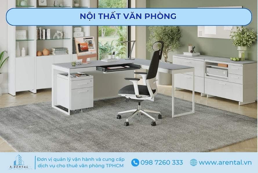Nội thất văn phòng phù hợp giúp tối ưu không gian, tạo cảm hứng làm việc cho nhân viên.