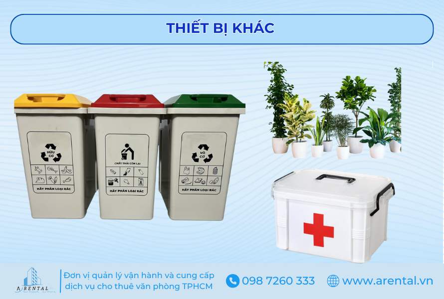 Những thiết bị phụ trợ giúp hoàn thiện văn phòng cả về chức năng lẫn thẩm mỹ.