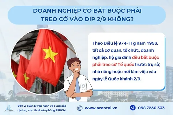 Doanh nghiệp cần treo cờ 2/9 theo quy định.