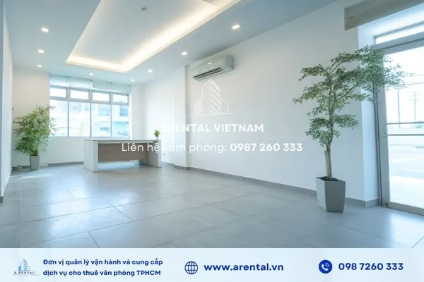 Mặt bằng diện tích 12m2 cho phép doanh nghiệp bố trí từ 1 - 2 khu vực chức năng