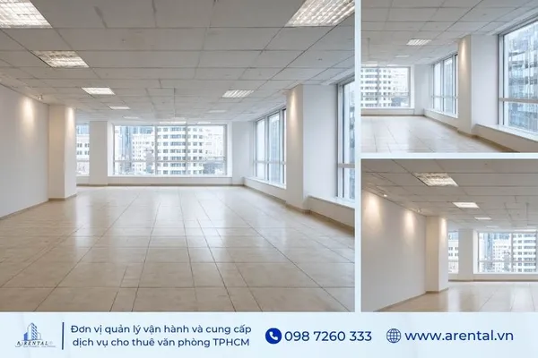 Văn phòng 77m2 Quận 1 dễ dàng bố trí và thiết kế nội thất cơ bản