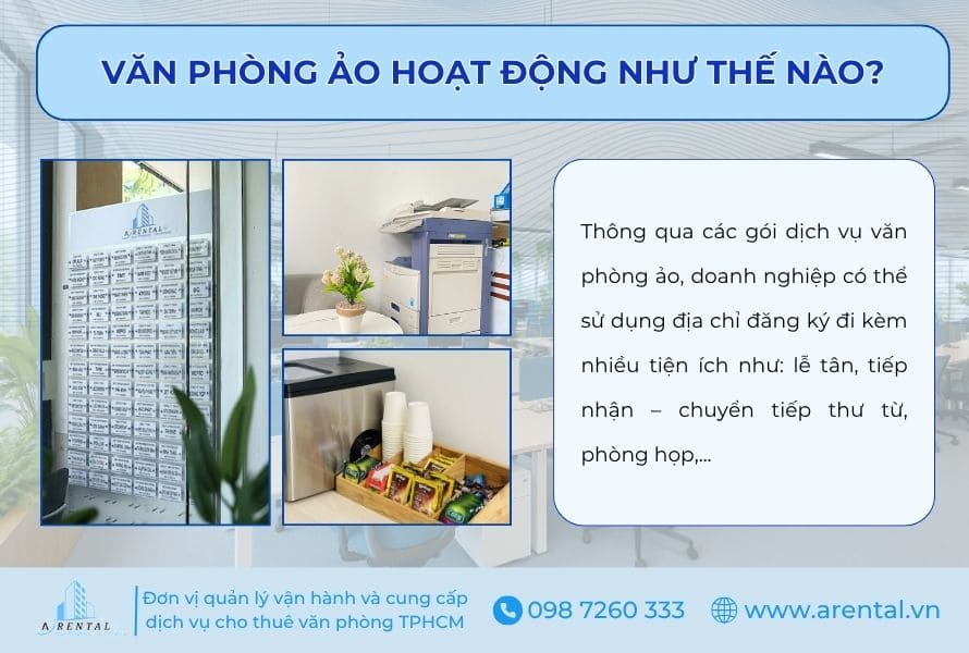 Hình thức hoạt động của văn phòng ảo.