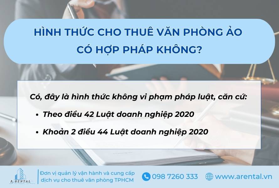 Hình thức văn phòng ảo có hợp pháp không?