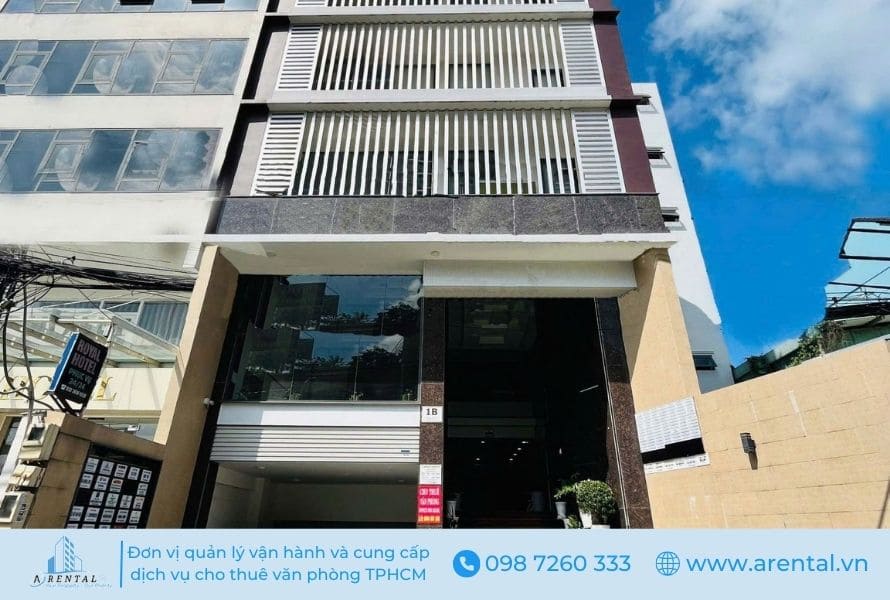 Mặt tiền tòa nhà A Space Office quận 2 tại tuyến đường huyết mạch Trần Não Quận 2.