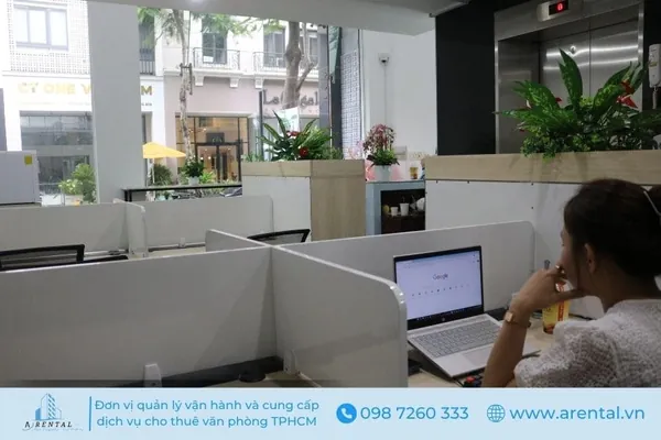 Chỗ ngồi làm việc tại tòa nhà cho thuê văn phòng ảo TPHCM.