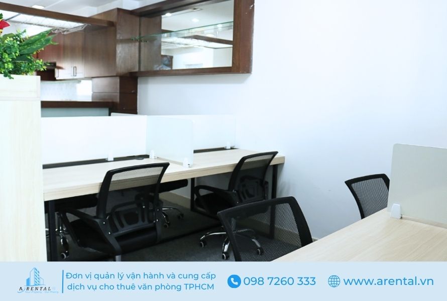 Chỗ ngồi làm việc tại A Space Office Quận 7 với mức giá chỉ 2.000.000 VND/tháng.