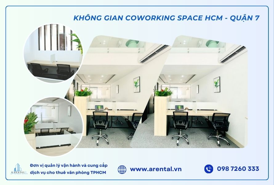Không gian văn phòng chia sẻ Quận 7 tại A Space Office Quận 7.
