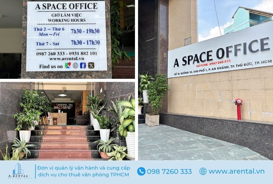 Giờ làm việc linh động tại tòa nhà A Space Ofice Quận 2.