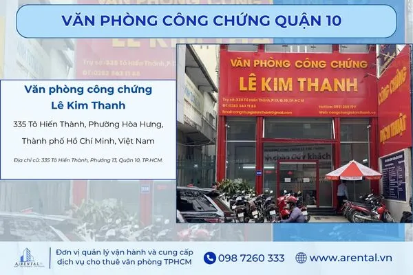 Văn phòng công chứng Lê Kim Thanh.