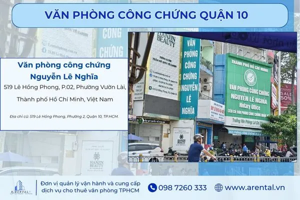 Văn phòng công chứng Nguyễn Lê Nghĩa.