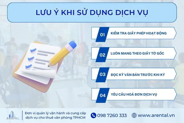 Một số lưu ý khi sử dụng dịch vụ công chứng.