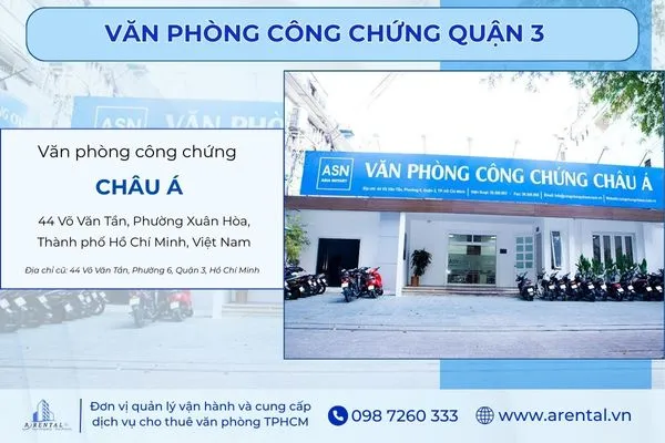 Văn phòng công chứng Châu Á.