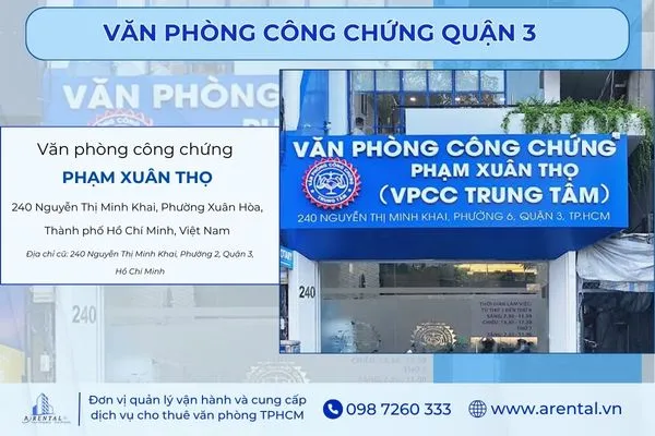 Văn phòng công chứng Phạm Xuân Thọ.