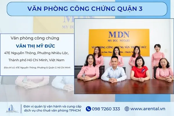 Văn phòng công chứng Văn Thị Mỹ Đức.