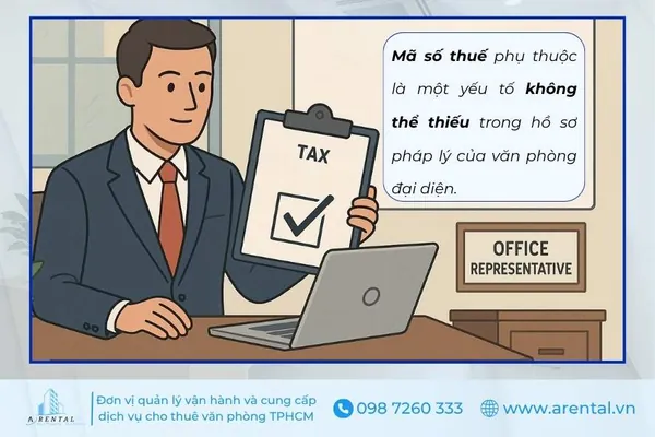 Mã số thuế là yếu tố không thể thiếu của văn phòng đại diện.