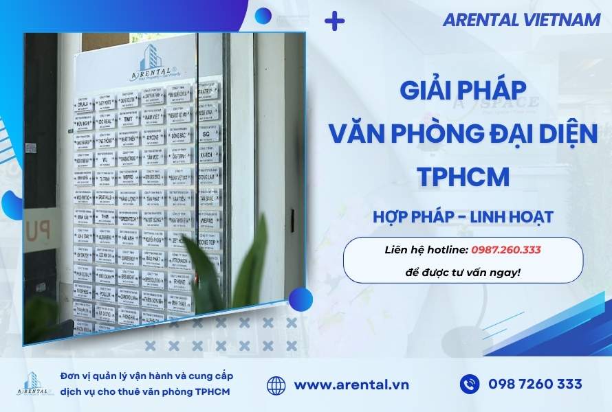 Dịch vụ cho thuê văn phòng đại diện tại Arental Vietnam.