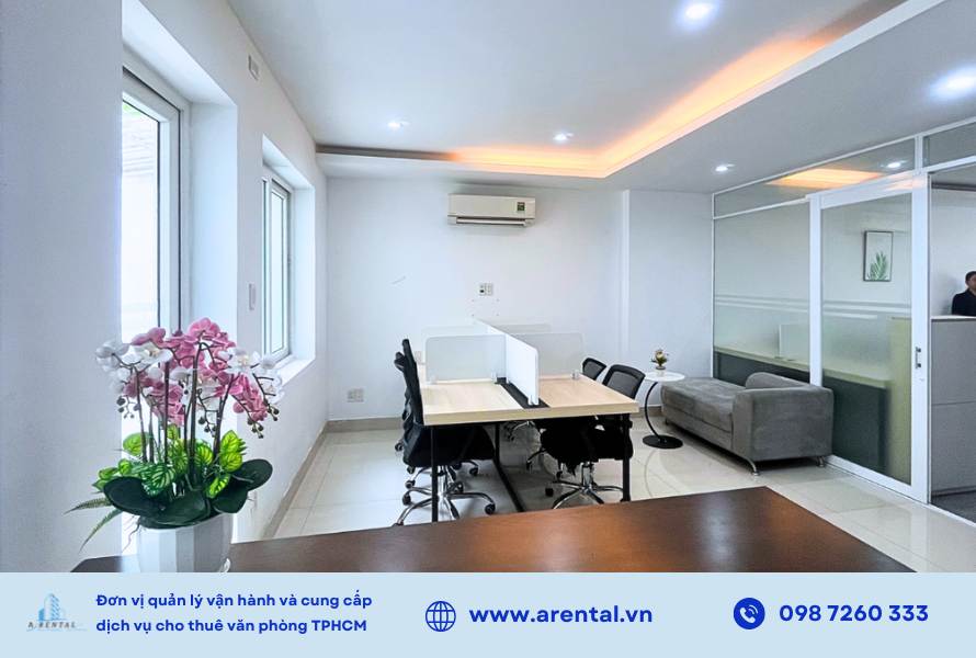 Văn phòng trọn gói sẵn sàng sử dụng, tiết kiệm thời gian setup và tạo môi trường chuyên nghiệp.