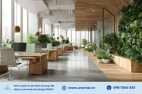 Mô hình văn phòng xanh hướng đến phát triển bền vững, nâng cao sức khỏe và giảm phát thải.
