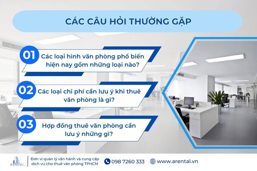 Câu hỏi liên quan về văn phòng.