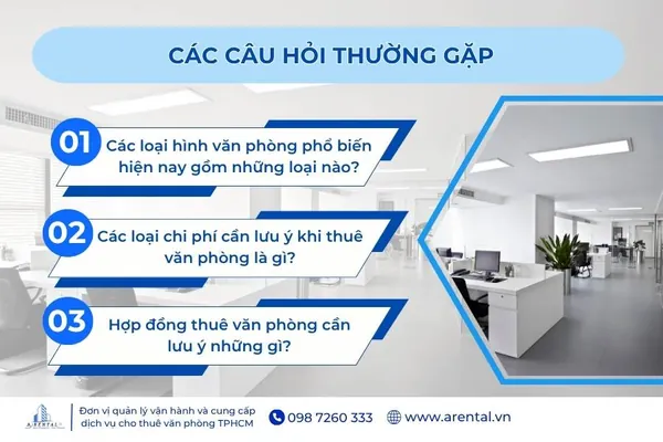 Câu hỏi liên quan về văn phòng.