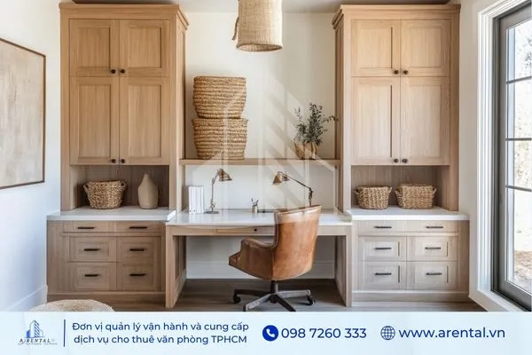 Văn phòng tại nhà thường có diện tích nhỏ, hạn chế việc mở rộng quy mô nhân sự.