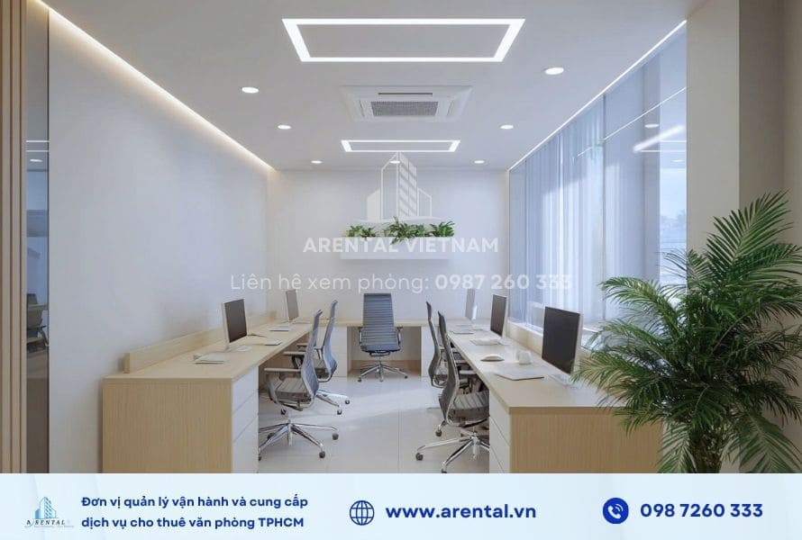 Gợi ý layout bố trí cho văn phòng trọn gói 15m2 tại Tân Bình.
