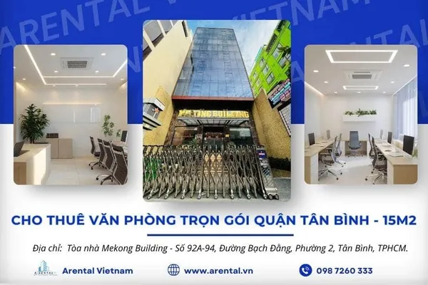 Thông tin chi tiết về văn phòng trọn gói Tân Bình 15m2.