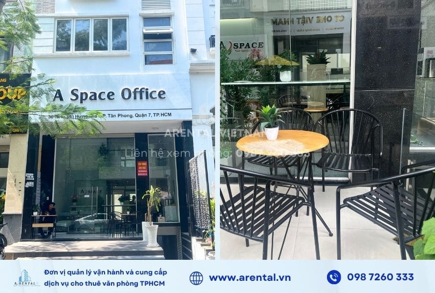 Tòa nhà Aspace Office Building cho thuê văn phòng trọn gói Quận 7.