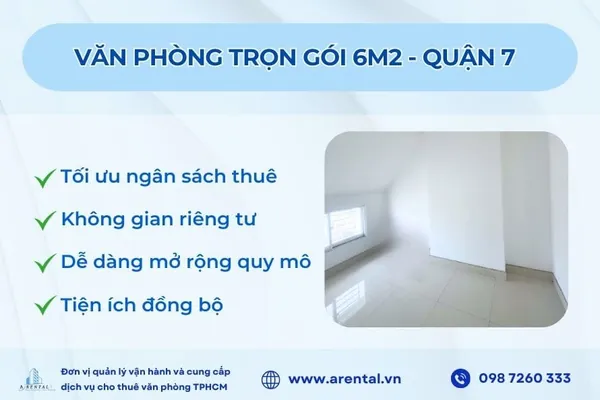 4 ưu điểm dịch vụ cho thuê văn phòng trọn gói 6m2 tại Quận 7 mang lại.