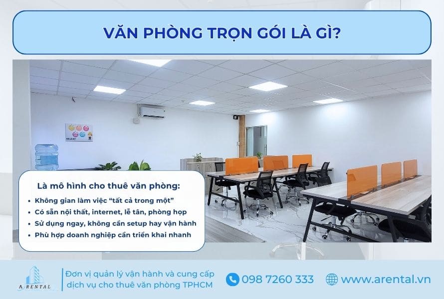 Định nghĩa về văn phòng trọn gói.