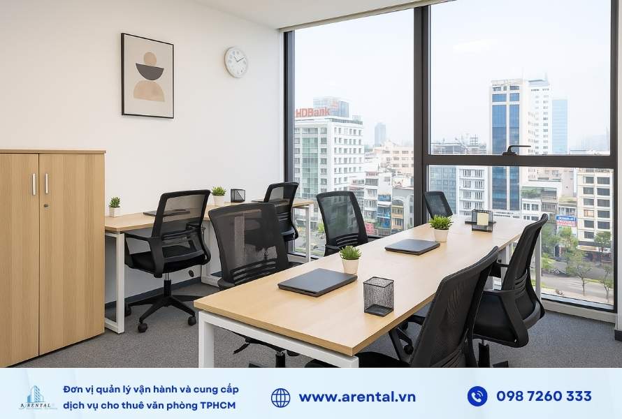 Đánh giá không gian văn phòng trọn gói 20m2 Quận 1