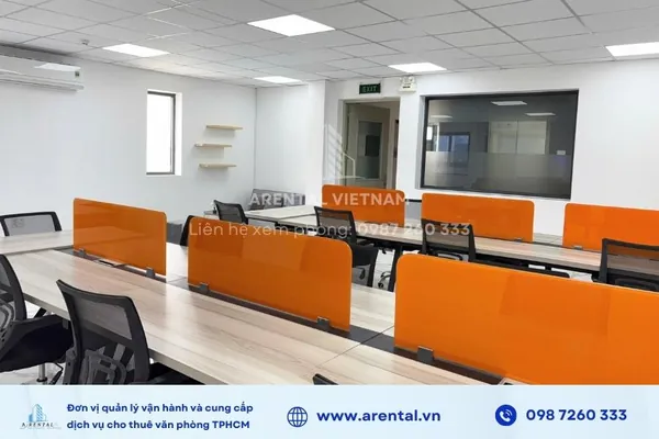 Không gian văn phòng trọn gói 50m2 Quận 2.