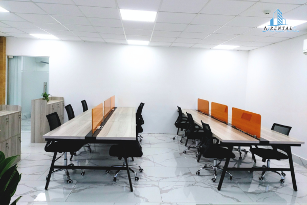 Văn phòng trọn gói quận 2 60m2 setup miễn phí theo yêu cầu dành cho 15 - 20 nhân sự