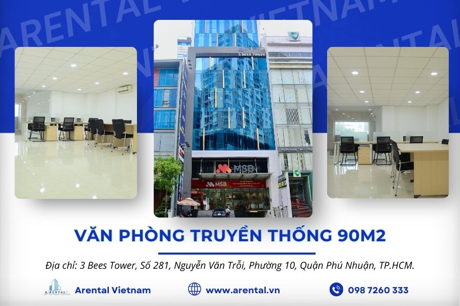 Giới thiệu về văn phòng cho thuê 90m2 quận Phú Nhuận.