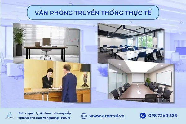 Không gian văn phòng truyền thống được chia tách thành nhiều khu vực với các chức năng riêng biệt.