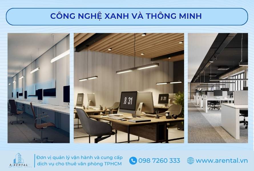 Ứng dụng công nghệ tiết kiệm năng lượng là yếu tố cốt lõi trong vận hành văn phòng xanh.