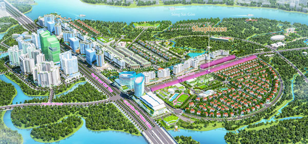 Vị trí Shophouse Sala