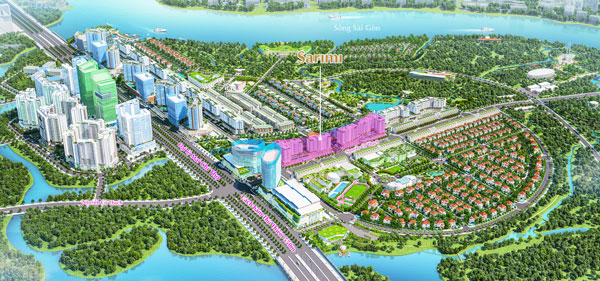Vị trí khu căn hộ cao cấp sarimi