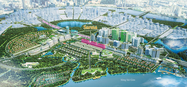Vị trí khu Sarina Condominium