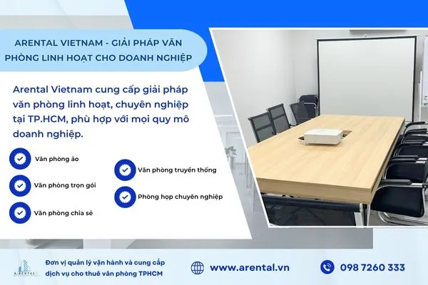 Arental Vietnam mang đến giải pháp văn phòng linh hoạt – cầu nối hoàn hảo giữa tự do và hiệu quả.